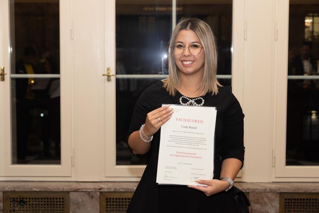 Cindy mit schweizweiter Bestnote